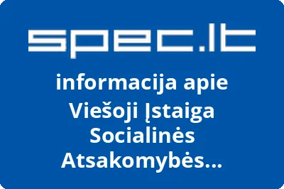 Socialinės atsakomybės projektai, VŠĮ