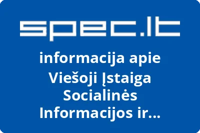 Socialinės informacijos ir mokymų agentūra, VŠĮ