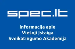 Viešoji Įstaiga Sveikatingumo Akademija