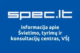 Švietimo, tyrimų ir konsultacijų centras, VŠĮ | spec.lt