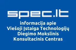 Viešoji Įstaiga Technologijų Diegimo Mokslinis Konsultacinis Centras | spec.lt