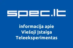 Viešoji Įstaiga Teleeksperimentas