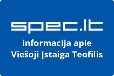 Teofilis, VŠĮ