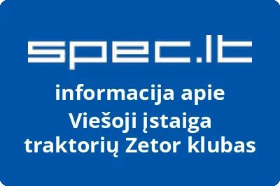 traktorių Zetor klubas, VŠĮ
