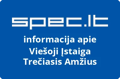 TREČIASIS AMŽIUS, VŠĮ