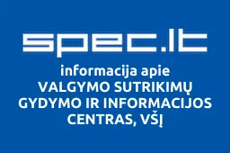 VALGYMO SUTRIKIMŲ GYDYMO IR INFORMACIJOS CENTRAS, VŠĮ | spec.lt