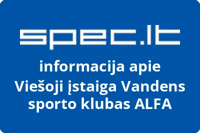 Vandens sporto klubas ALFA, VŠĮ