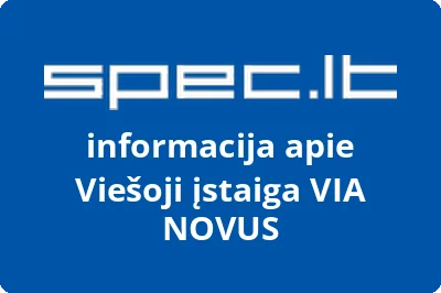 VIA NOVUS, VŠĮ