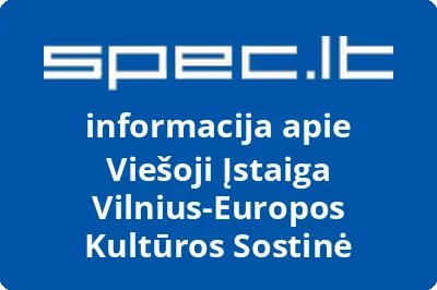 Kultūros sostinė, VŠĮ