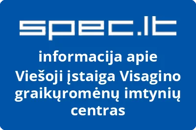 Visagino graikųromėnų imtynių centras, VŠĮ | spec.lt