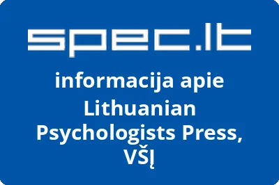 Lithuanian Psychologists Press, VŠĮ