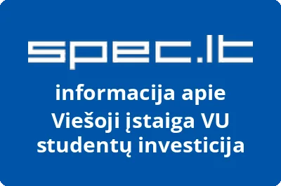 VU studentų investicija, VŠĮ