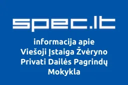 Viešoji Įstaiga Žvėryno Privati Dailės Pagrindų Mokykla