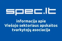 Viešojo sektoriaus apskaitos tvarkytojų asociacija iliustracija