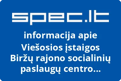 Viešosios įstaigos Biržų rajono socialinių paslaugų centro darbuotojų profesinė sąjunga