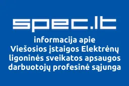 Viešosios įstaigos Elektrėnų ligoninės sveikatos apsaugos darbuotojų profesinė sąjunga | spec.lt