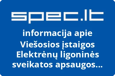 Viešosios įstaigos Elektrėnų ligoninės sveikatos apsaugos darbuotojų profesinė sąjunga | spec.lt