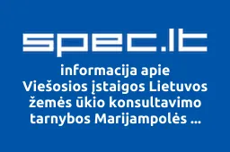 Viešosios įstaigos Lietuvos žemės ūkio konsultavimo tarnybos Marijampolės savivaldybės biuras | spec.lt