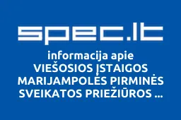 VIEŠOSIOS ĮSTAIGOS MARIJAMPOLĖS PIRMINĖS SVEIKATOS PRIEŽIŪROS CENTRO PROFESINĖ SĄJUNGA | spec.lt