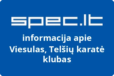 Telšių karatė klubas Viesulas