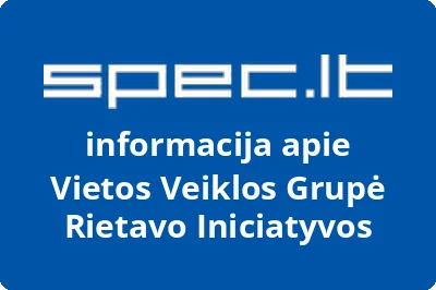 Vietos veiklos grupė Rietavo iniciatyvos | spec.lt