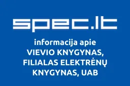 VIEVIO KNYGYNAS, FILIALAS ELEKTRĖNŲ KNYGYNAS, UAB