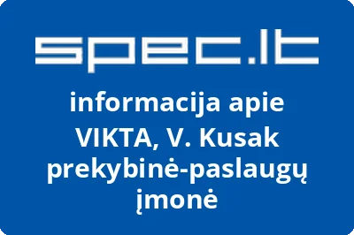 VIKTA, V. Kusak prekybinė-paslaugų įmonė