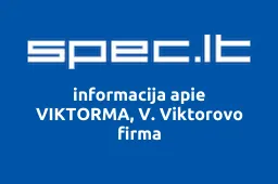 VIKTORMA, V. Viktorovo firma | spec.lt