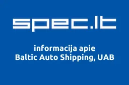 Baltic Auto Shipping, UAB iliustracija