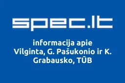 Vilginta, G. Pašukonio ir K. Grabausko, TŪB | spec.lt