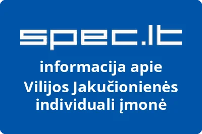 Vilijos Jakučionienės individuali įmonė