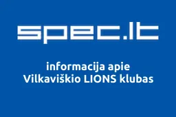 Vilkaviškio LIONS klubas | spec.lt