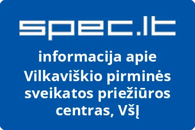 Vilkaviškio pirminės sveikatos priežiūros centras, VŠĮ