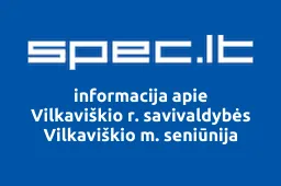 Vilkaviškio r. savivaldybės Vilkaviškio m. seniūnija | spec.lt