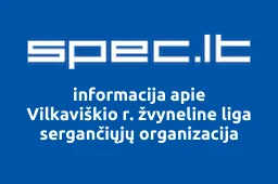 Vilkaviškio r. žvyneline liga sergančiųjų organizacija | spec.lt