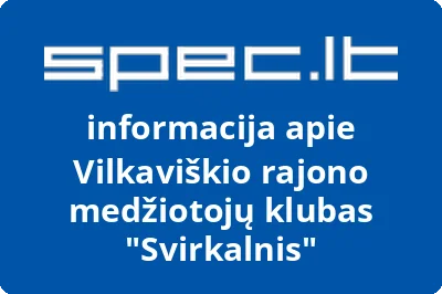 Vilkaviškio rajono medžiotojų klubas Svirkalnis | spec.lt