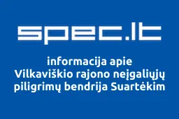 Vilkaviškio rajono neįgaliųjų piligrimų bendrija Suartėkim | spec.lt