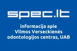 Vilmos Verseckienės odontologijos centras, UAB | spec.lt