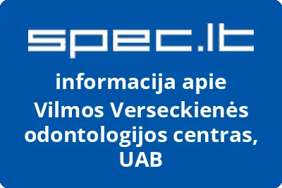 Vilmos Verseckienės odontologijos centras, UAB