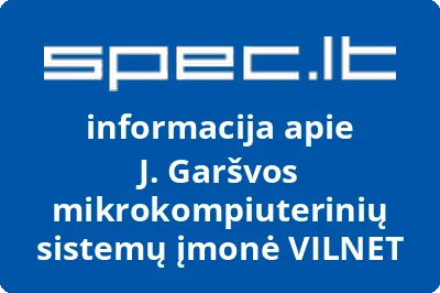 J. Garšvos mikrokompiuterinių sistemų įmonė VILNET