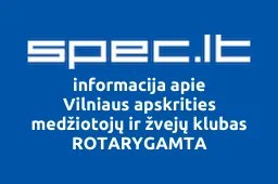Vilniaus apskrities medžiotojų ir žvejų klubas ROTARYGAMTA iliustracija