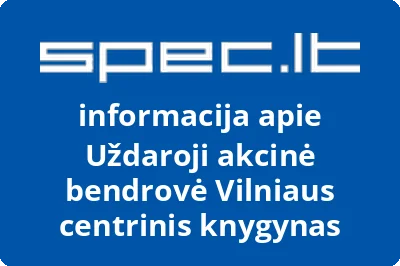 Vilniaus centrinis knygynas, UAB