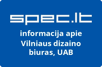 Vilniaus dizaino biuras, UAB