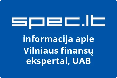 Vilniaus finansų ekspertai, UAB