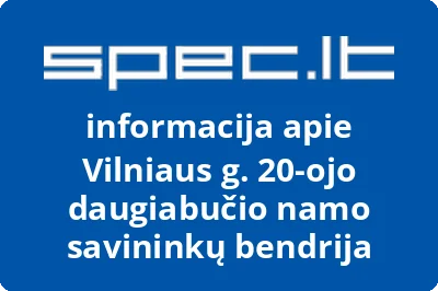 Vilniaus g. 20-ojo daugiabučio namo savininkų bendrija | spec.lt