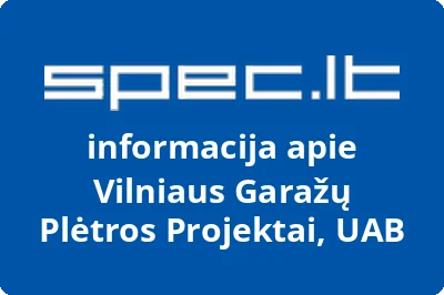 PLĖTROS PROJEKTAI, UAB