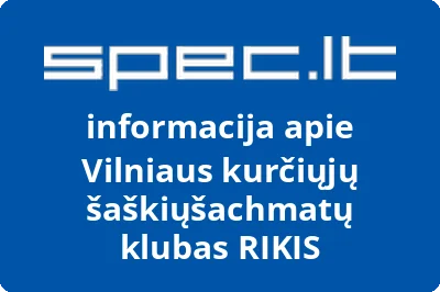 Vilniaus kurčiųjų šaškiųšachmatų klubas RIKIS