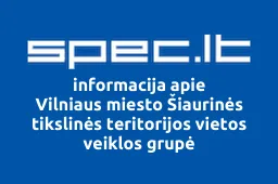 Vilniaus miesto Šiaurinės tikslinės teritorijos vietos veiklos grupė | spec.lt