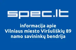 Vilniaus miesto Viršuliškių 89 namo savininkų bendrija | spec.lt