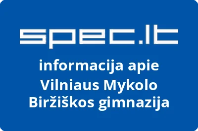 Vilniaus Mykolo Biržiškos gimnazija